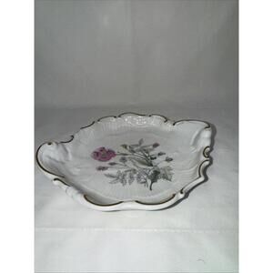 Ginori Italy tray floral primavera 7.75 Wide 1.5 “ Height (wild flowers)